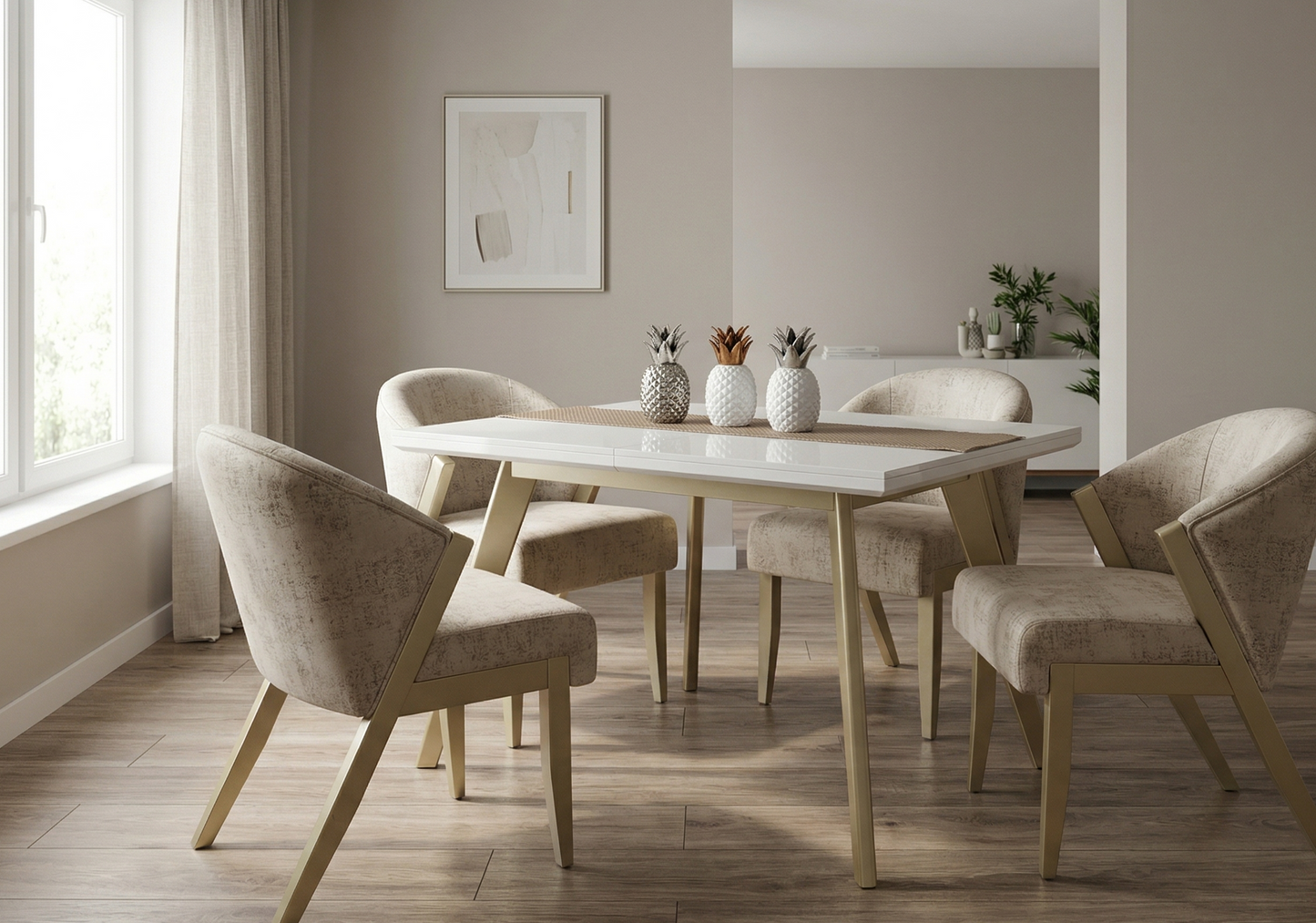 Combo Luxury II: Sala + Comedor + Alcoba
